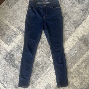 Old Navy Women's Jeans High Rise Super Skinny Stretch size 2 Dark Wash